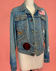 Maverick Heavily Studded & Patched Denim Jacket