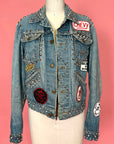 Maverick Heavily Studded & Patched Denim Jacket