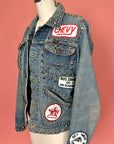 Maverick Heavily Studded & Patched Denim Jacket