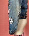 Maverick Heavily Studded & Patched Denim Jacket