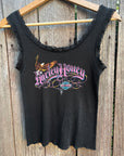 Vtg 1990 Harley Lace 50/50 Tank Top Size M