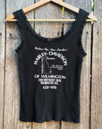 Vtg 1990 Harley Lace 50/50 Tank Top Size M