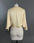 Vtg Silk Tie Top Size M/L