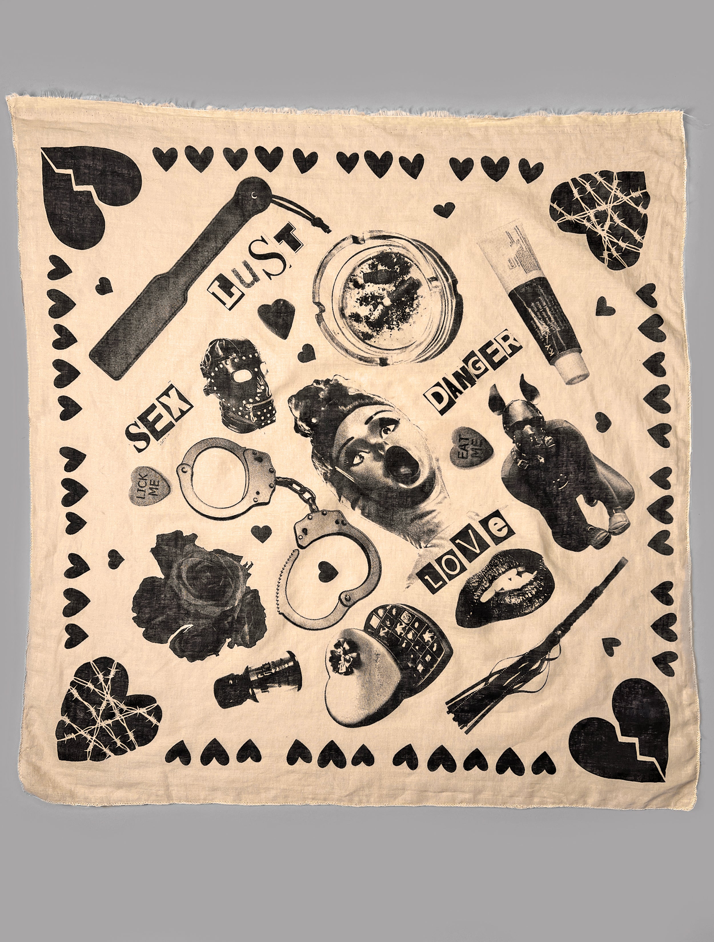 Love and Lust Creme Bandana