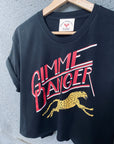 Gimme Danger Cheetah Cropped Tee