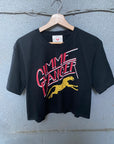 Gimme Danger Cheetah Cropped Tee