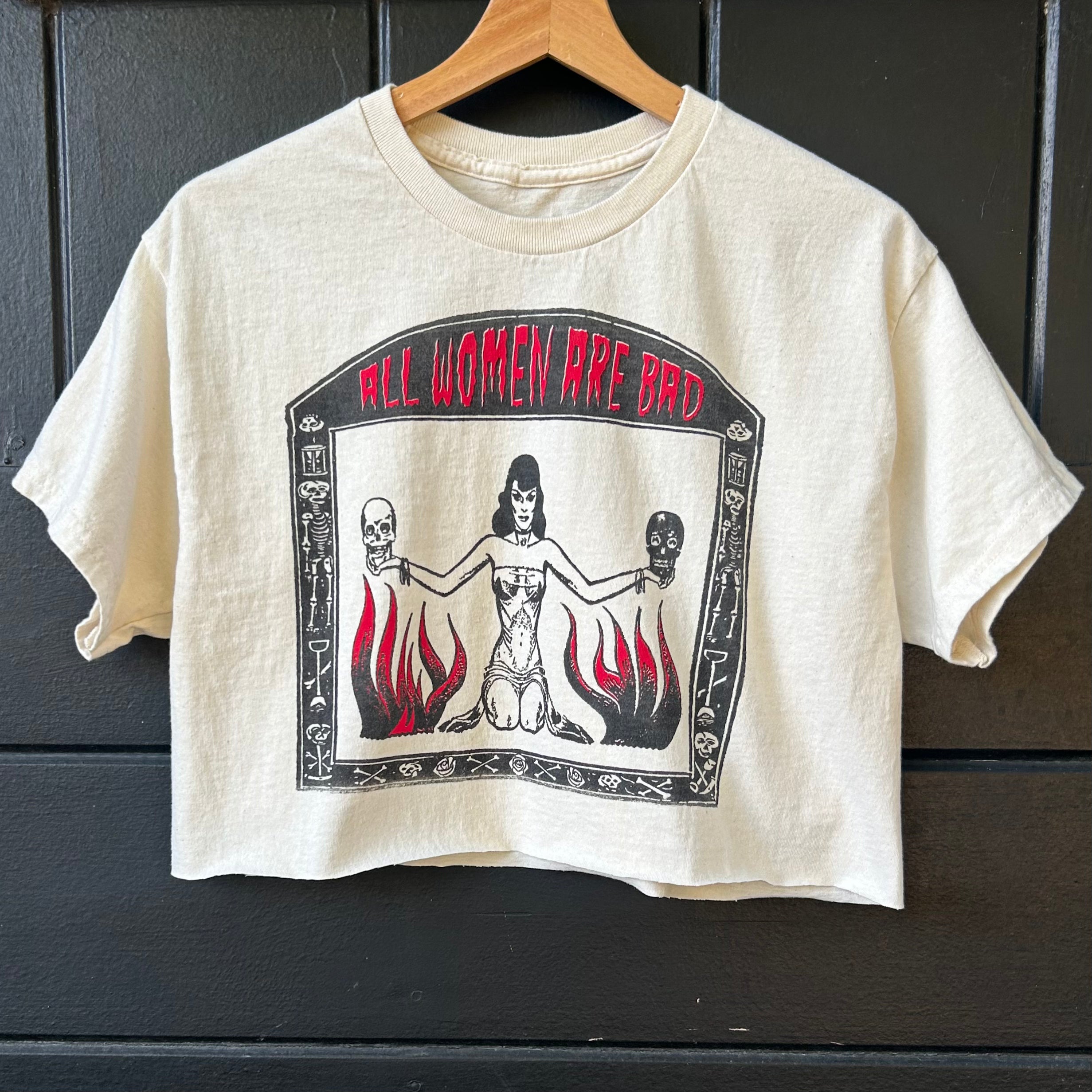 All Women Are Bad Cropped Tee