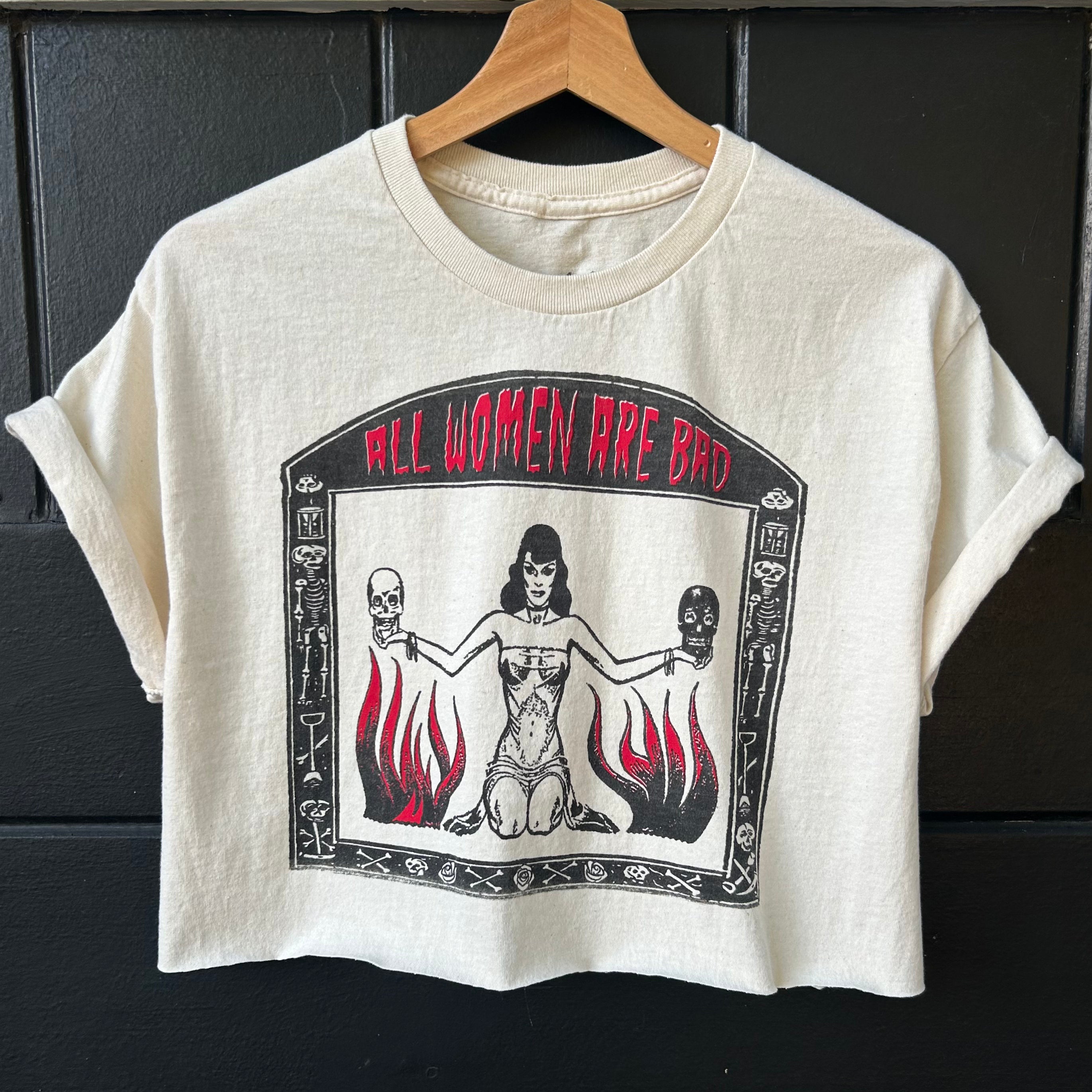 All Women Are Bad Cropped Tee