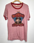 Vtg 70s Willie Nelson 50/50 Ringer Tee