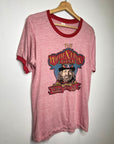 Vtg 70s Willie Nelson 50/50 Ringer Tee