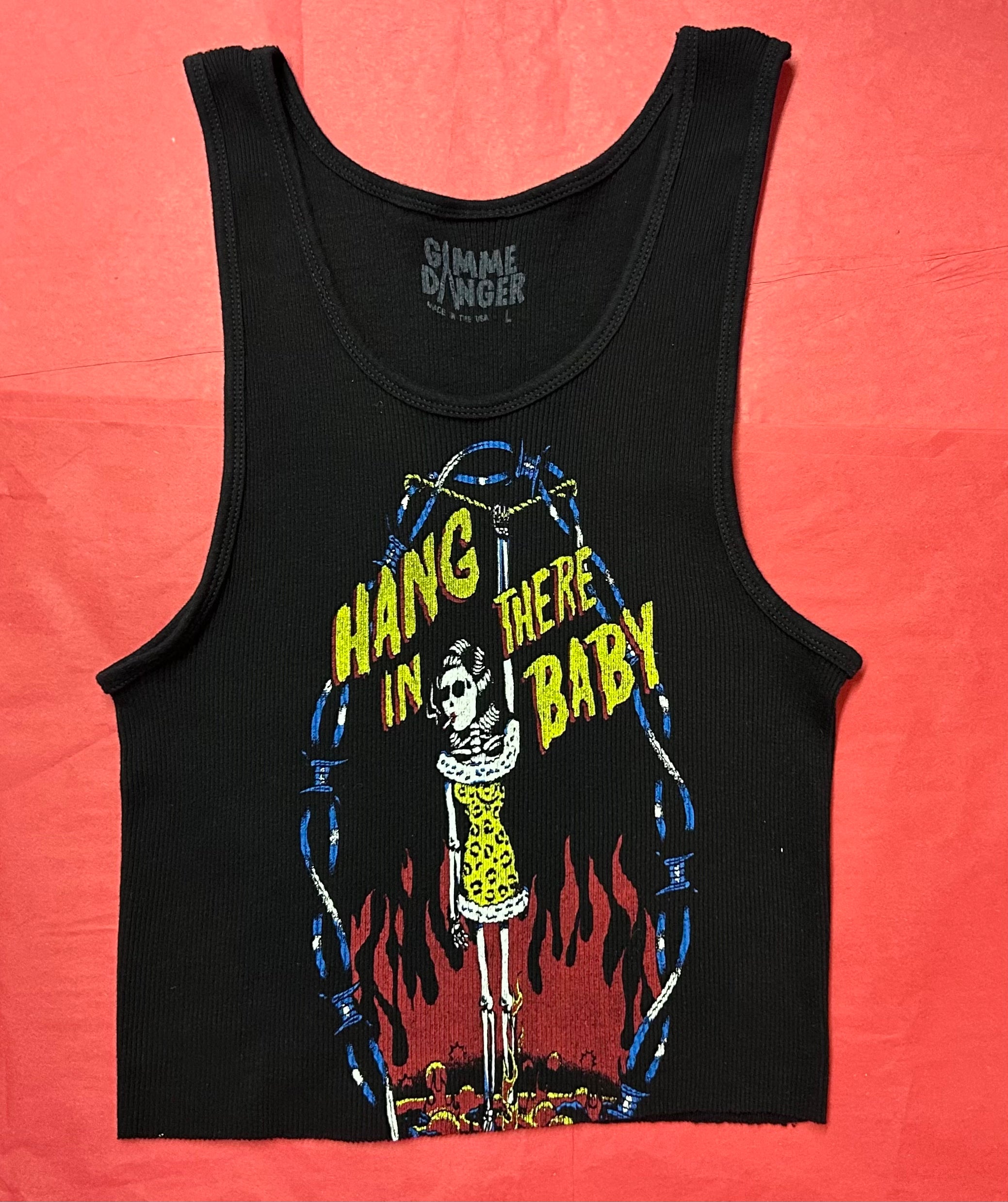 Gimme Danger X Chloe Blaine Hang In There Baby Ribbed Tank