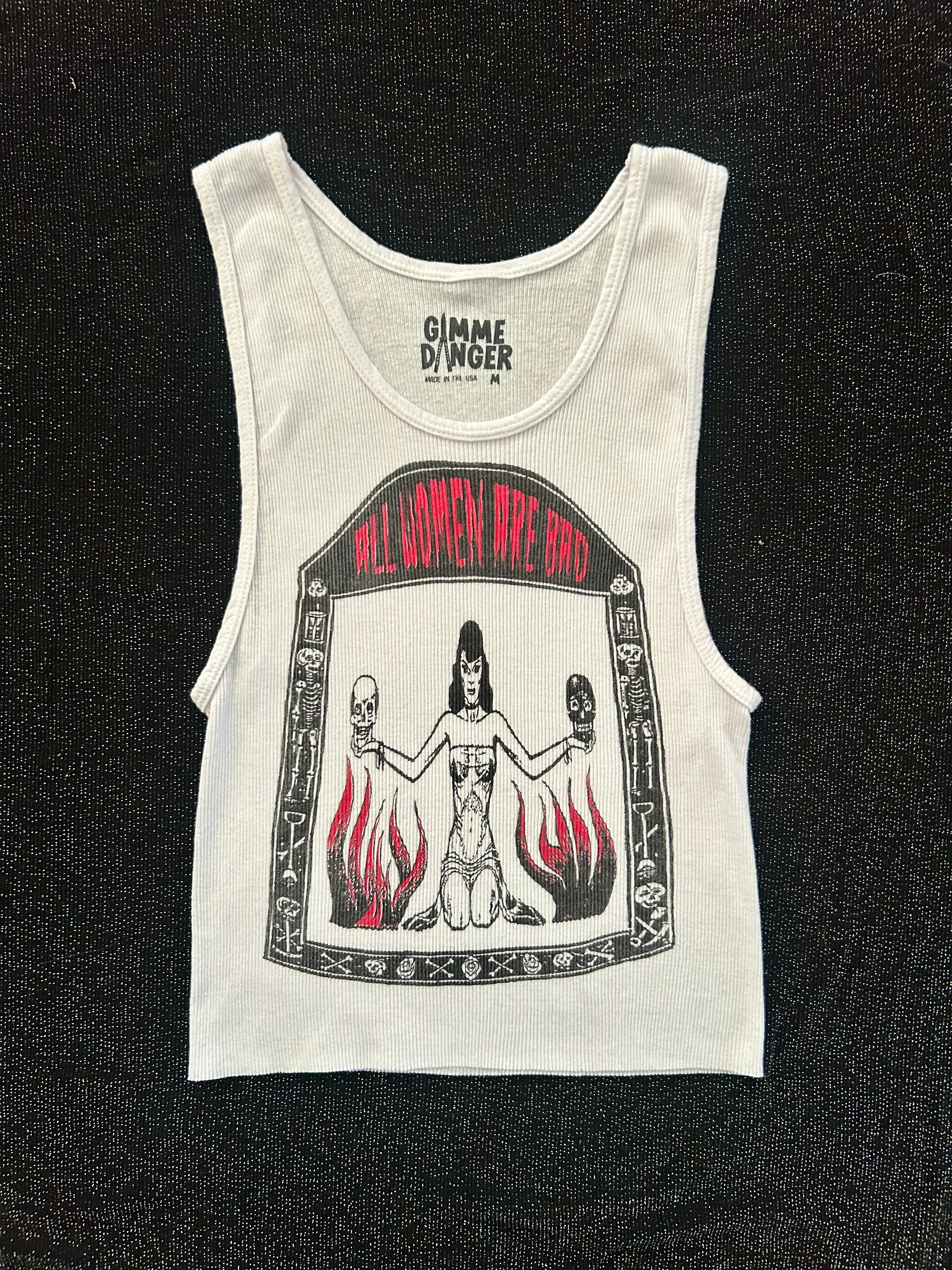 Gimme Danger All Women Are Bad Ribbed Tank